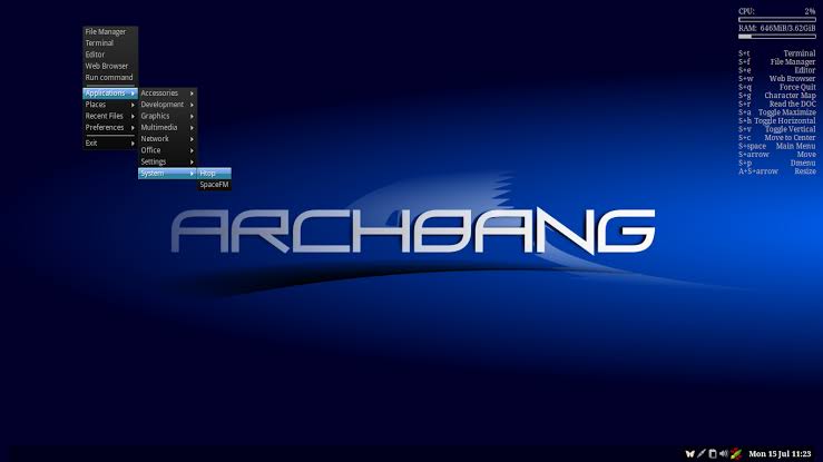 Archbang Linux Distribution