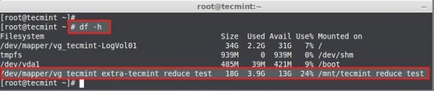 Check File System Size