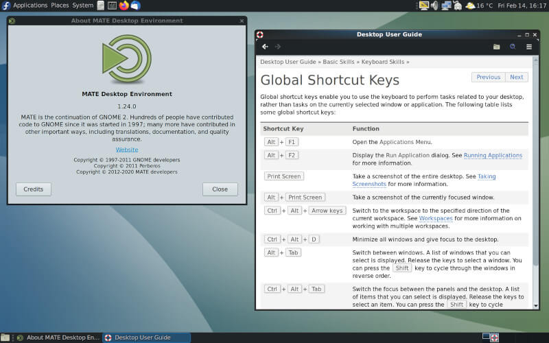 Mate Desktop Environment