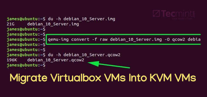 Migrate Virtualbox VMs Into KVM VMs