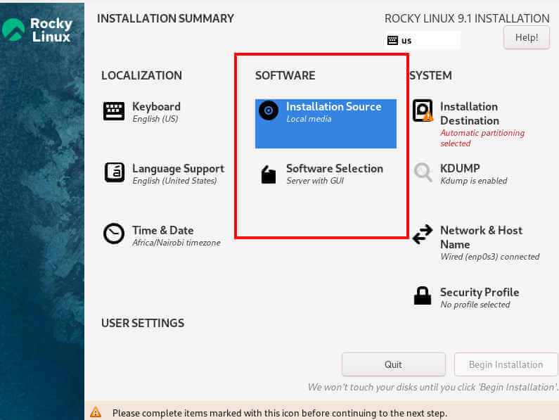 Rocky Linux Software