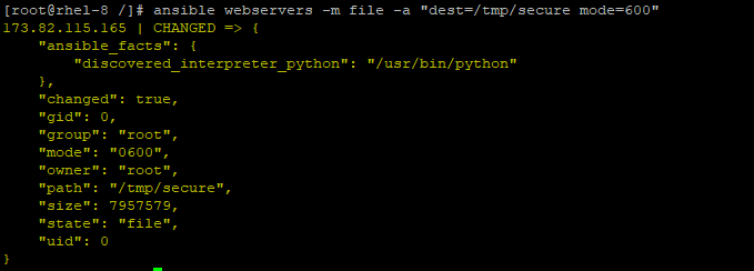 Ansible Change File Permissions