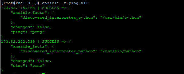 Ansible Ping All Hosts