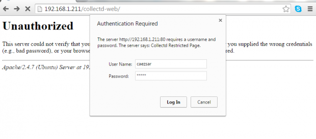 Apache Password Authentication