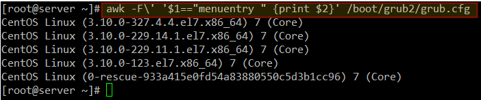 Boot System with Old Kernel Version