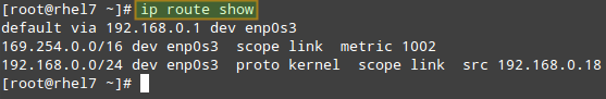 Check Routing Table in Linux
