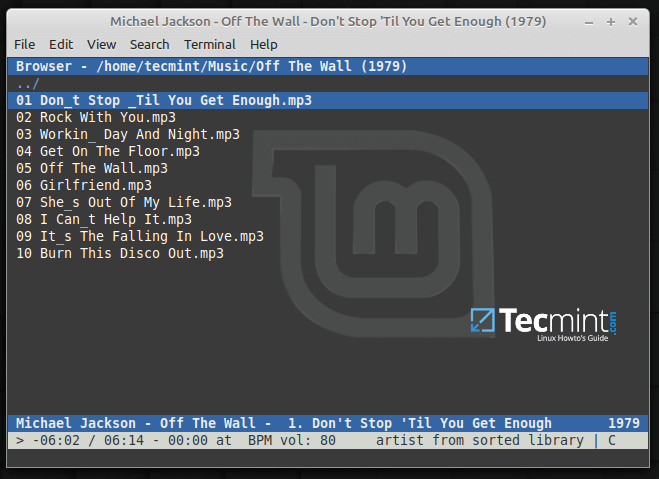 CMUS - Console Music Player