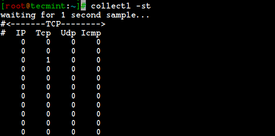 Collectl - Monitor TCP Statistics