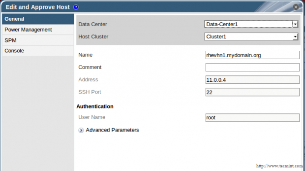 Configure Data Center and Cluster