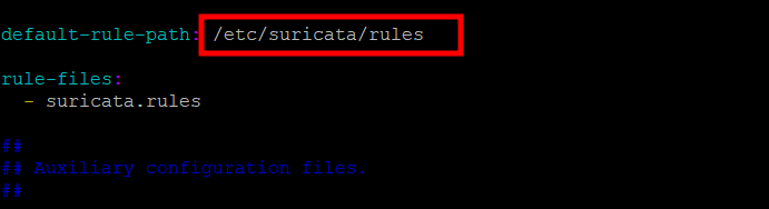 Configure Suricata Rules