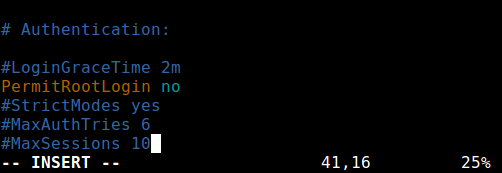 Disable Root Login in SSh