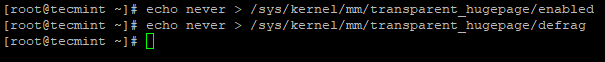 Disable Transparent Huge Page