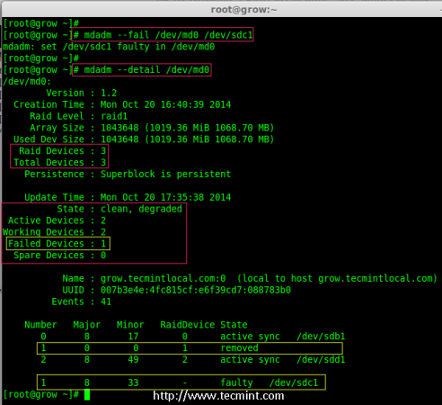 Disk Fail in Raid Array