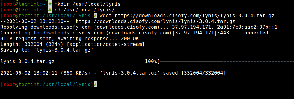 Download Lynis Linux Audit Tool