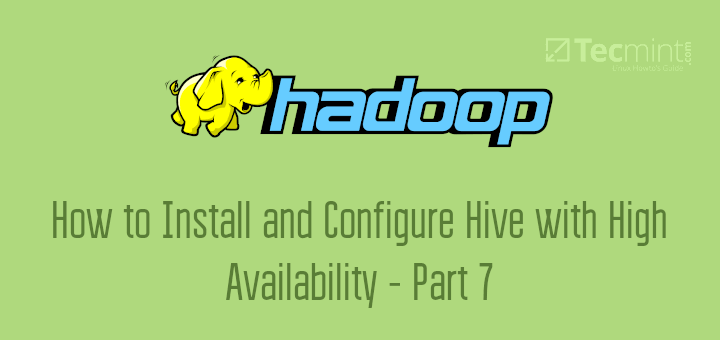 Enable Hive with High Availability