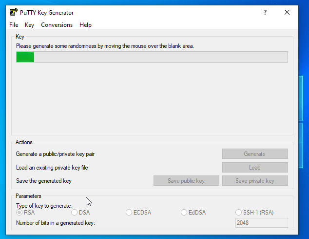 Generating SSH Key in Putty