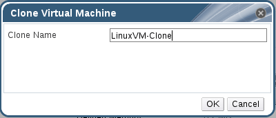 Give VM Clone Name