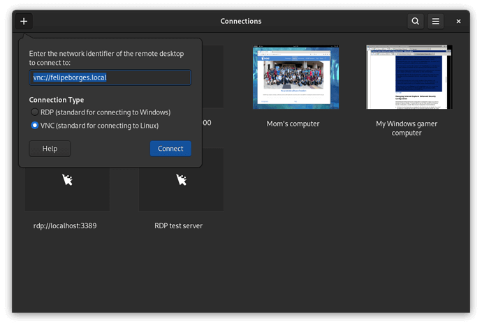 GNOME Connections