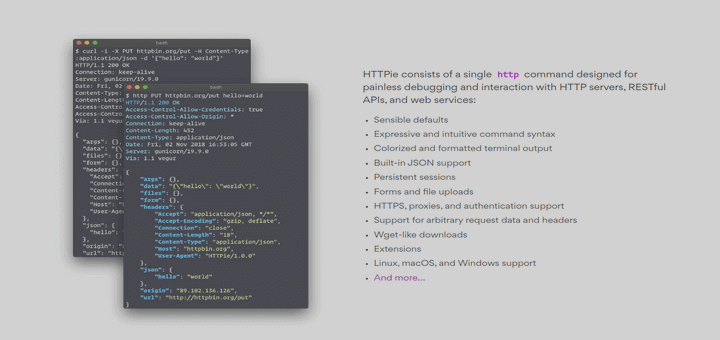 HTTPie Linux HTTP Client