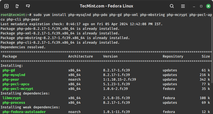 Install PHP Extensions in Linux