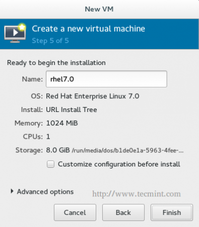 KVM Create New VM