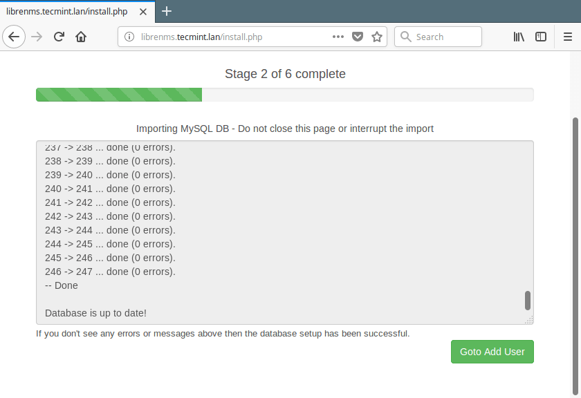 LibreNMS Database Updated