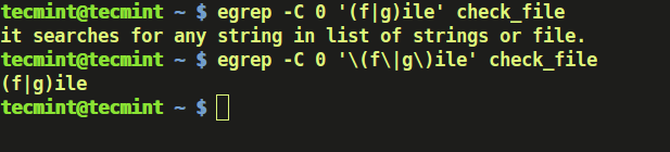 Linux egrep Command Examples