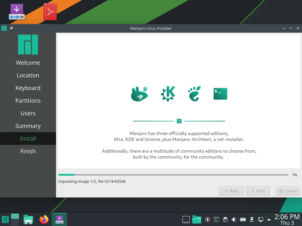 Manjaro Linux Installation