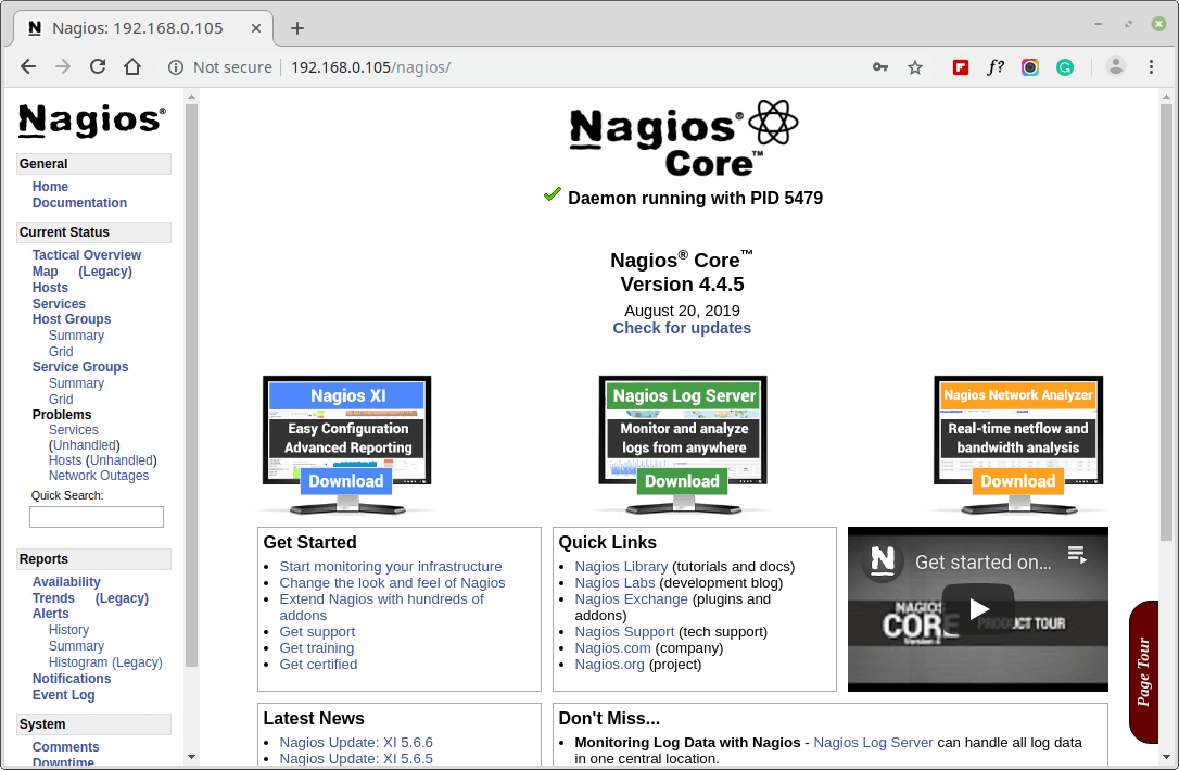 Nagios Dashboard