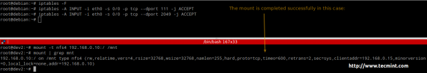 Open NFS Ports in Firewall