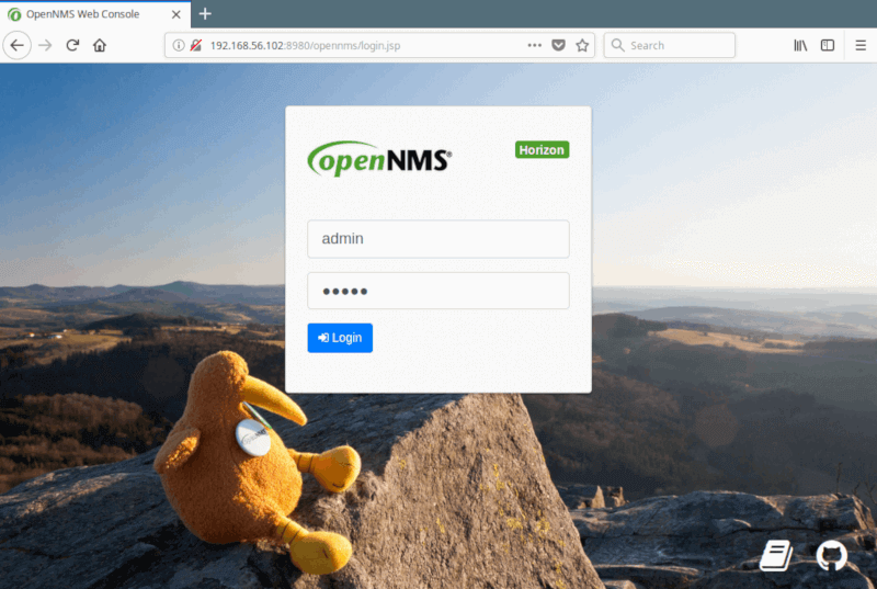 OpenNMS Web Console Login