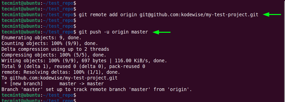 Push Git Local Repository to GitHub