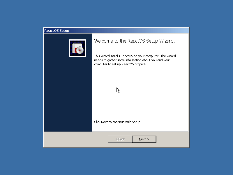 ReactOS Setup Wizard