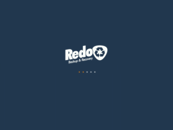 Redo Backup Welcome Screen