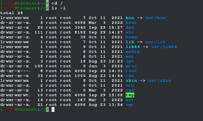 Root Directory in Linux