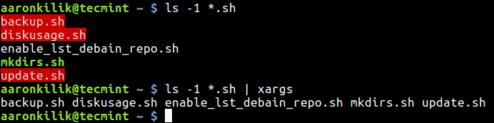 Run Commands Using Xargs