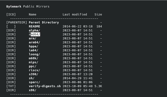 Select Gentoo Architecture