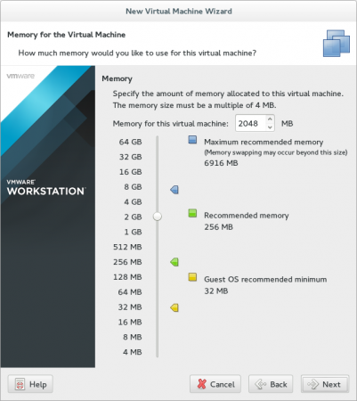 Select VM Memory