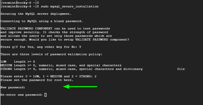 Set MySQL Root Password