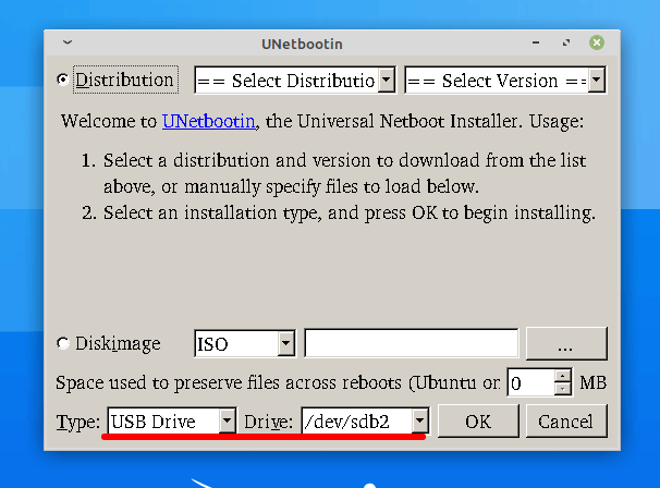 Unetbootin Tool