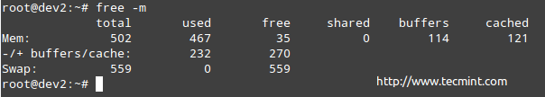 View Linux Memory Usage