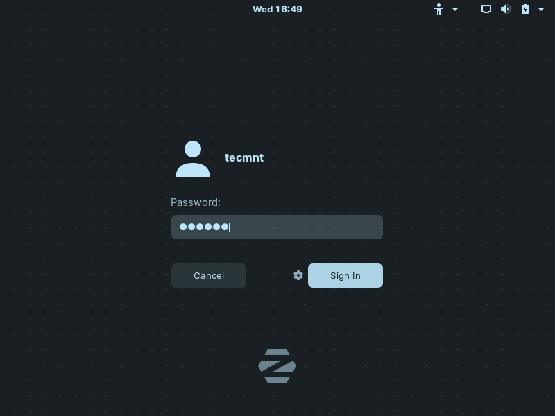 Zorin Login