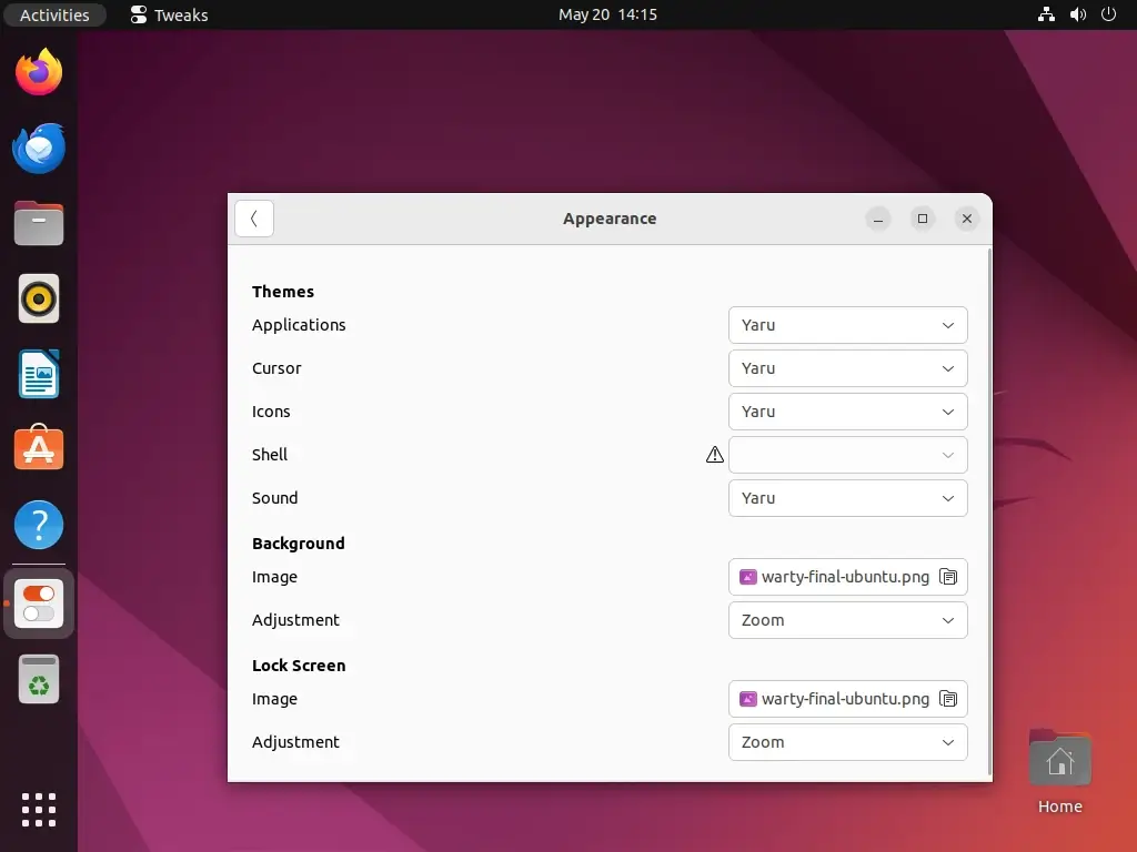 Gnome Tweaks