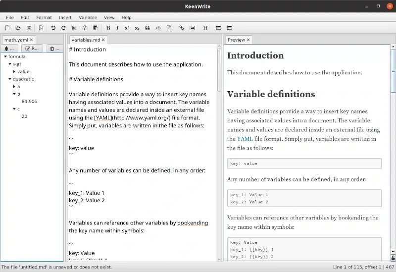 KeenWrite - Markdown Editor