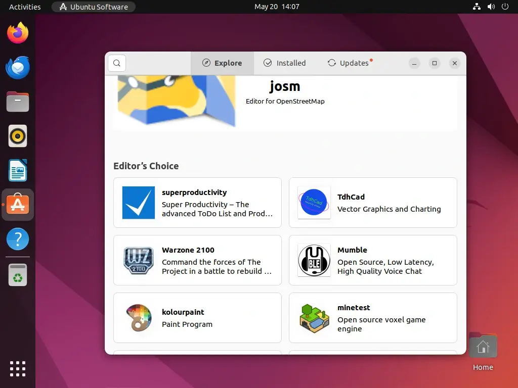 Ubuntu Software